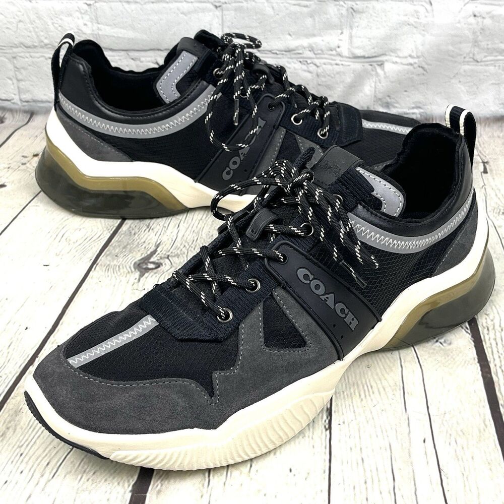 Coach CitySole Sneakers Mens 11D Black Low Top Running Comfort Limited Edition